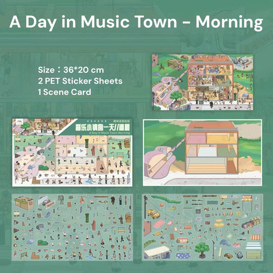 Impression Scenes Series 2.0 | Sticker Scene, 3D Miniature Scene Stickers, Stress - relief DIY stickers, Scene - setting Stickers - YYBB ART