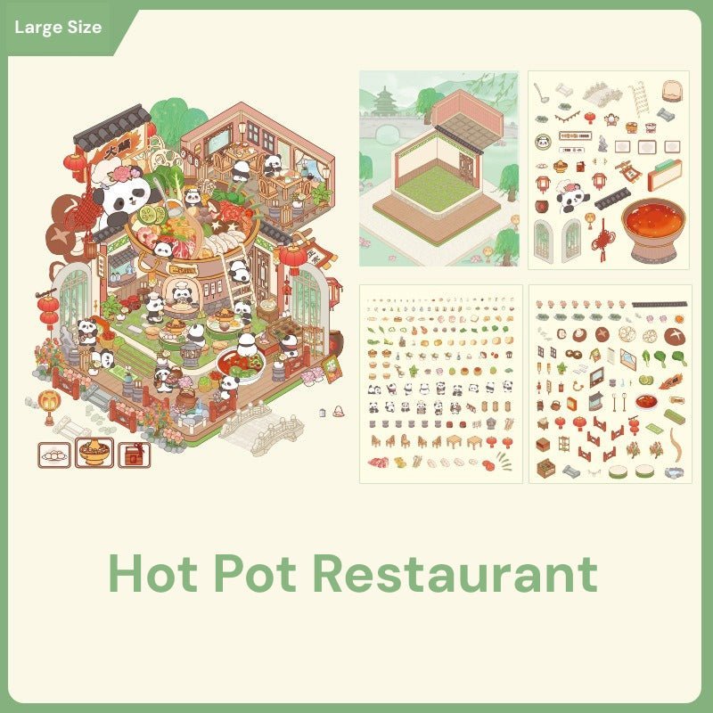 Store Theme | Scene Joy Series 2.0 | Sticker Scene, 3D Miniature Scene Stickers, stress - relief DIY stickers, Scene - setting Stickers - YYBB ART