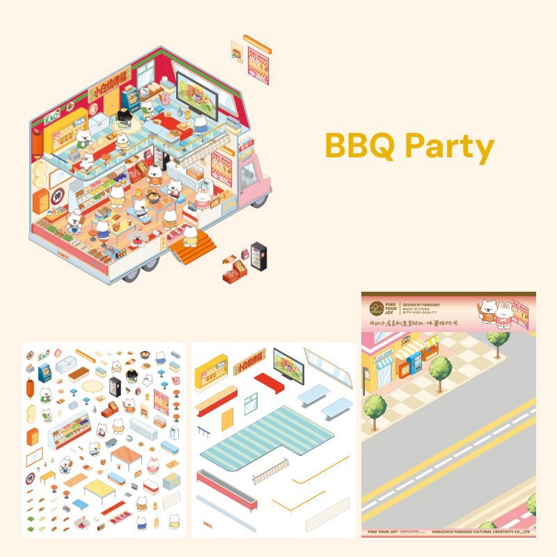 RV Theme | Scene Joy Series 6.0 | Sticker Scene, 3D Miniature Scene Stickers, Stress - Relief DIY Stickers, Scene - Setting Stickers - YYBB ART