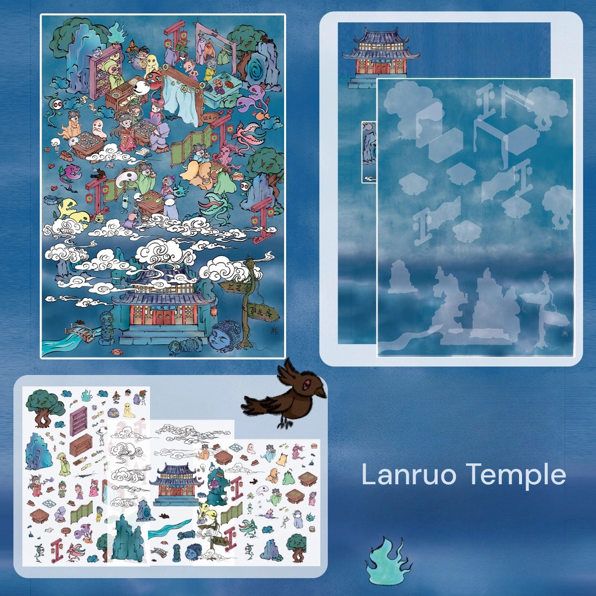 Horror Theme | Scene World 12.0 Series | DIY Sticker Scene, 3D Miniature Scene Stickers, Stress-Relief DIY Stickers, Scene-Setting Stickers, DIY Stickers