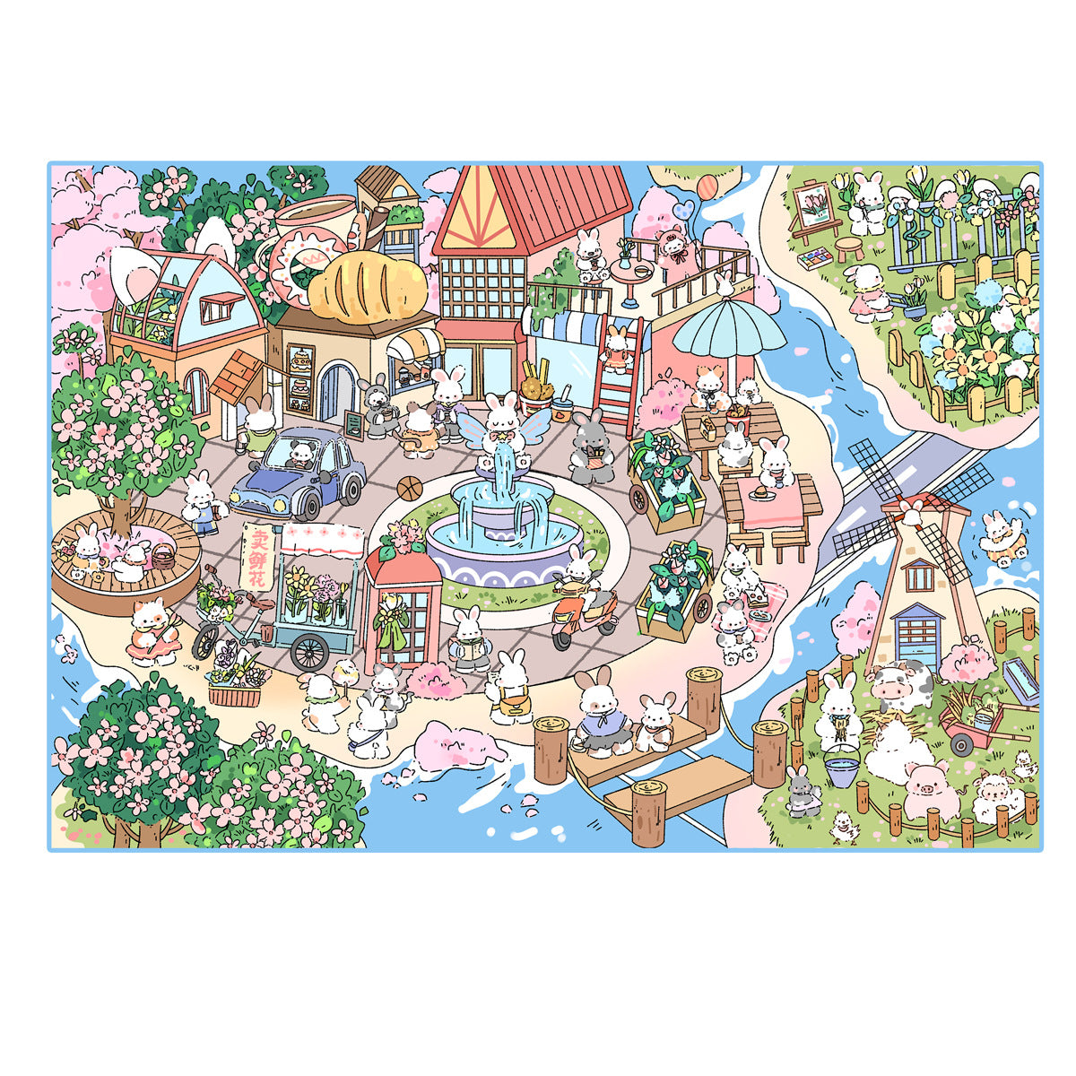 Dört Mevsim Teması | Sahne Zamanı 4.0 Serisi, Yapışkan Sahne, 3D Minyatür Sahne Yapışkanları, Stres Giderici DIY Yapışkanları, Sahne Ayarlı Yapışkanlar