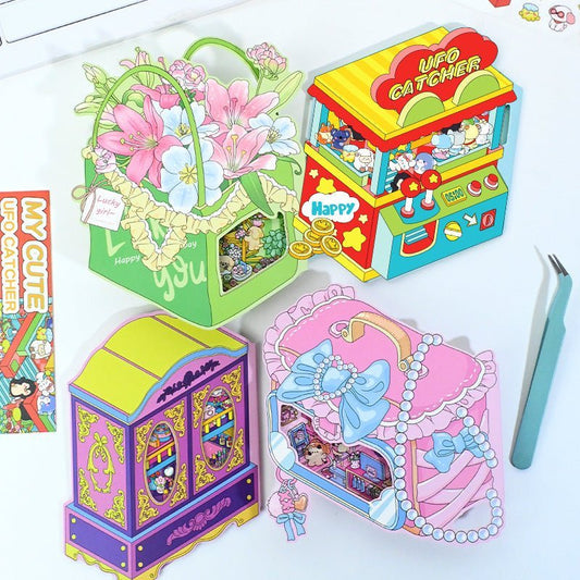 Girls Theme | Scene World 8.0 Series | DIY Sticker Scene, 3D Miniature Scene Stickers, Stress - Relief DIY stickers, Scene - setting Stickers - YYBB ART