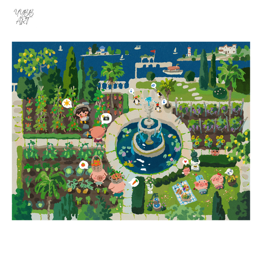 The Sleepwalker | Scene Art 23.0 Series | Sticker Scene, 3D Miniature Scene Stickers, Stress-Relief DIY Stickers, Scene-Setting Stickers