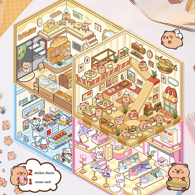 ショップテーマ | シーンアート7.0シリーズ | ステッカーシーン、3D