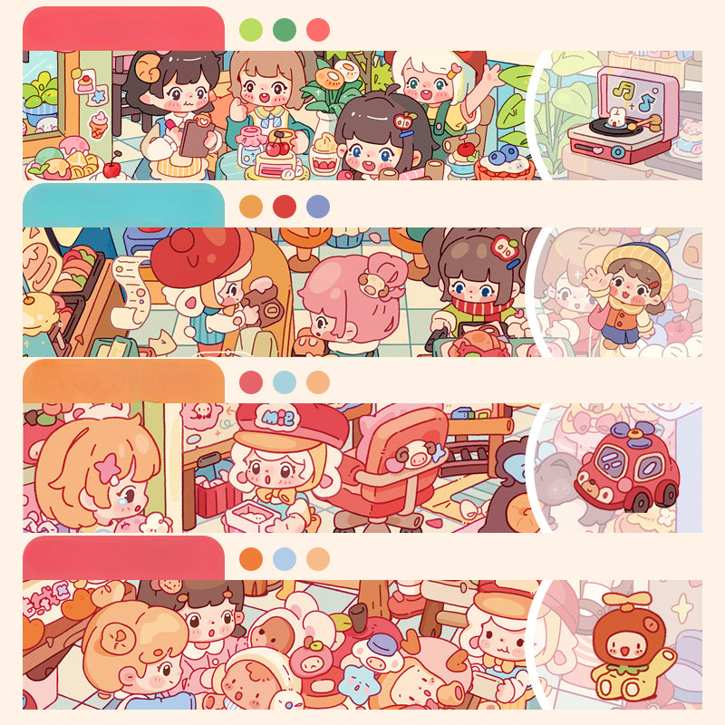 Shop Theme | Scene Time 13.0 Series, Sticker Scene, 3D Miniature Scene Stickers, Stress-Relief DIY Stickers, Scene-Setting Stickers, DIY Stickers