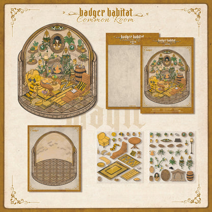 Magic Theme | Scene Joy Serie 8.0 | Sticker-Szene, 3D-Miniatur-Szenen-Sticker, Stressabbau DIY-Sticker, Szenen-Gestaltungssticker, DIY-Sticker