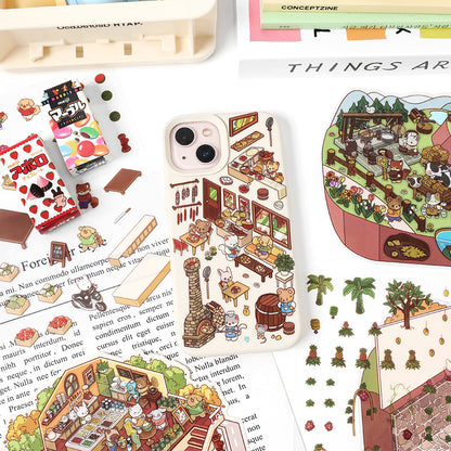 Open Today Series 3.0 | Sticker Scene, 3D Miniature Scene Stickers, Stress-relief DIY stickers, Scene-setting Stickers