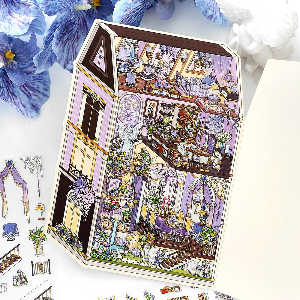 Mój Mały Domek 9.0 | Naklejki Sceniczne, 3D Miniatury Naklejek Scenicznych, Naklejki DIY ulatniające stres, Naklejki Ustawiające Scenę, Naklejki DIY