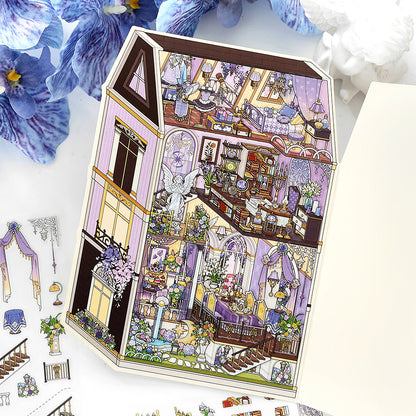 Mój Mały Domek 9.0 | Naklejki Sceniczne, 3D Miniatury Naklejek Scenicznych, Naklejki DIY ulatniające stres, Naklejki Ustawiające Scenę, Naklejki DIY