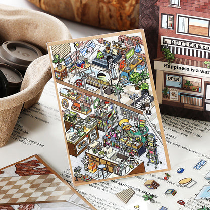 Mini DIY Bilderrahmen | Mein kleines Haus 5.0 | Sticker Szene, 3D Miniatur Szene Sticker, Stressabbau DIY Sticker, Szenenbau Sticker, DIY Sticker