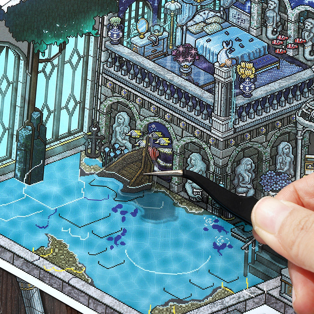 ビッグサイズ | My Little House 10.0 | ステッカーシーン、3Dミニチュアシーンステッカー、ストレス解消DIYステッカー、シーン設定ステッカー、DIYステッカー