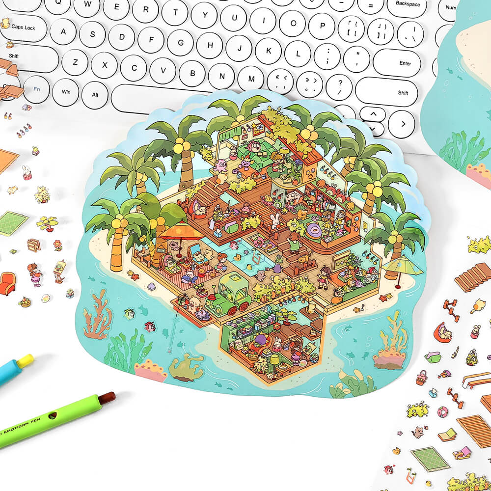 My Little House 2.0 | Sticker Scene, 3D Miniature Scene Stickers ...