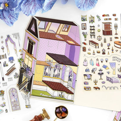 Mój Mały Domek 9.0 | Naklejki Sceniczne, 3D Miniatury Naklejek Scenicznych, Naklejki DIY ulatniające stres, Naklejki Ustawiające Scenę, Naklejki DIY