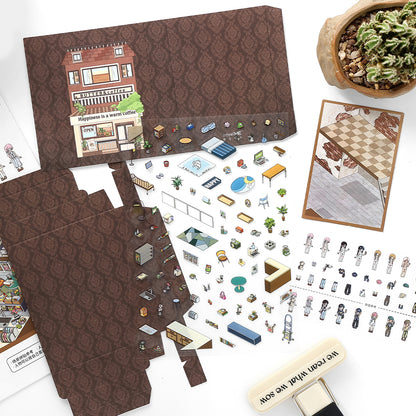 Mini DIY Bilderrahmen | Mein kleines Haus 5.0 | Sticker Szene, 3D Miniatur Szene Sticker, Stressabbau DIY Sticker, Szenenbau Sticker, DIY Sticker