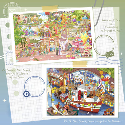 City Theme | Pocket Scene Series 16.0 | Sticker Scene, 3D Miniature Scene Stickers, Stress-Relief DIY Stickers, Scene-Setting Stickers, DIY Stickers