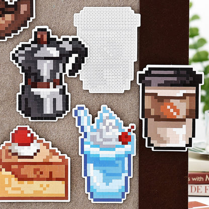 Sticker by Number Series 1.0, Pixel Art Sticker, Sticker Puzzle, DIY Sticker, Sticker by Number, Pixel Stickers