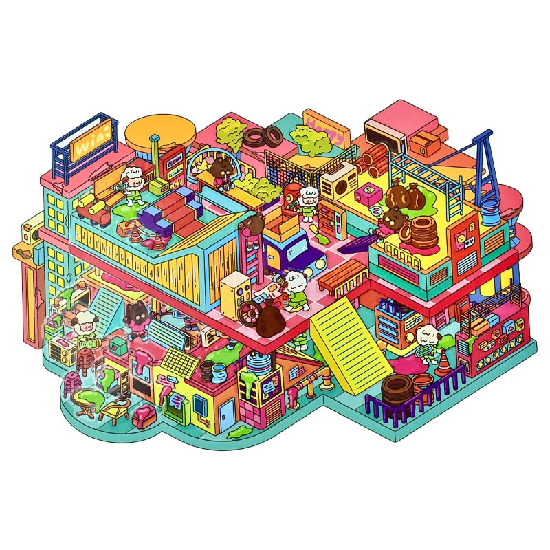 Temat Halloween | Scene World 13.0 Seria | DIY Scena Naklejkowa, 3D Miniatury Scen, Naklejki Antystresowe DIY, Naklejki do Tworzenia Scen, Naklejki DIY