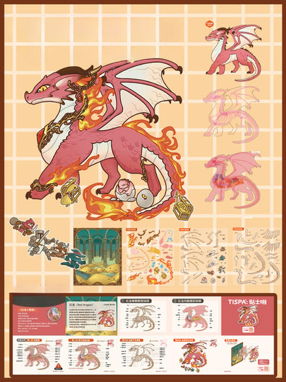 Anatomique et restauration 2.0, Scène autocollante, Autocollants de scène miniature 3D, Autocollants DIY anti-stress, Autocollants de mise en scène, Autocollants DIY