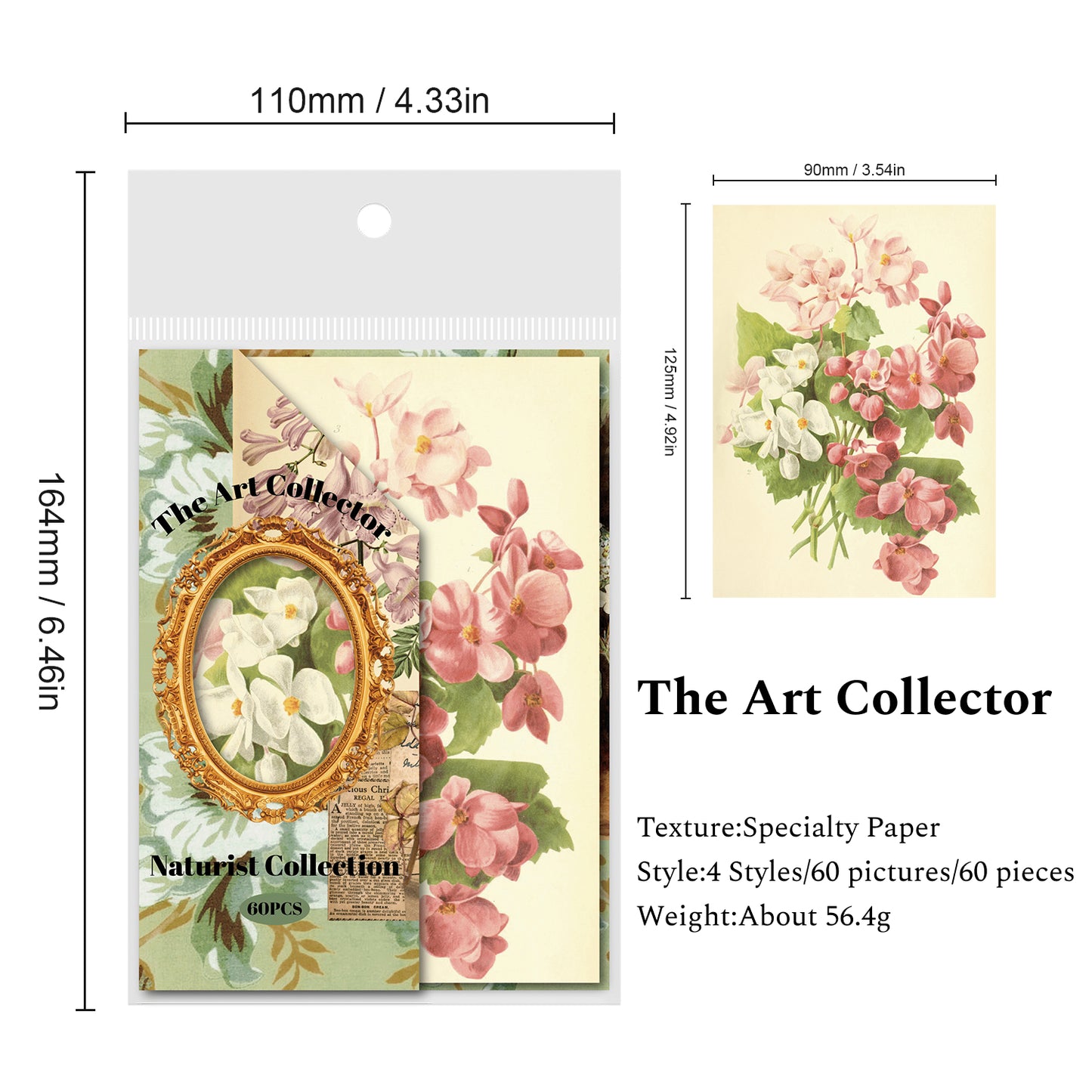 The Art Collector Series Junk Journal Material Paper, Journal Pages Paper, Vintage Scrapbooking Paper,Collage Paper