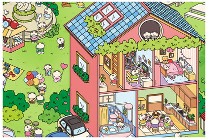 Summer Park | Pocket Scene Series 7.0 | Sticker Scene, 3D Miniature Scene Stickers, Stress-Relief DIY Stickers, Scene-Setting Stickers, DIY Stickers