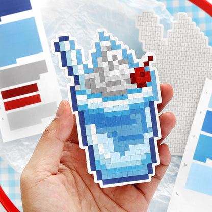 Sticker by Number Series 1.0, Pixel Art Sticker, Sticker Puzzle, DIY Sticker, Sticker by Number, Pixel Stickers