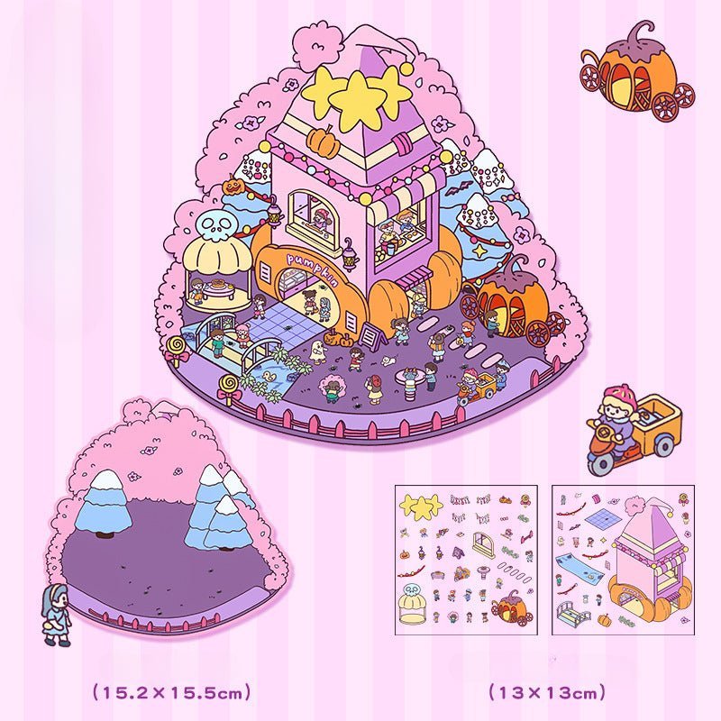 Scene Art 3.0 Series | DIY Sticker Scene, 3D Miniature Scene Stickers, Stress - Relief DIY stickers, Scene - setting Stickers - YYBB ART