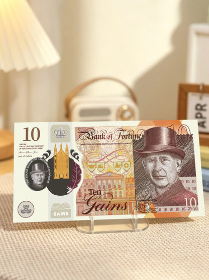 Banknote | US Dollar | British Pound | South Korean Won | Sticker Scene, Miniature Scene Stickers, Stress-Relief DIY Stickers, Scene-Setting Stickers