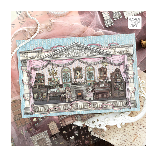 Big Size | My Little House 13.0 | Sticker Scene, 3D Miniature Scene Stickers, Stress-Relief DIY Stickers, Scene-Setting Stickers, DIY Stickers
