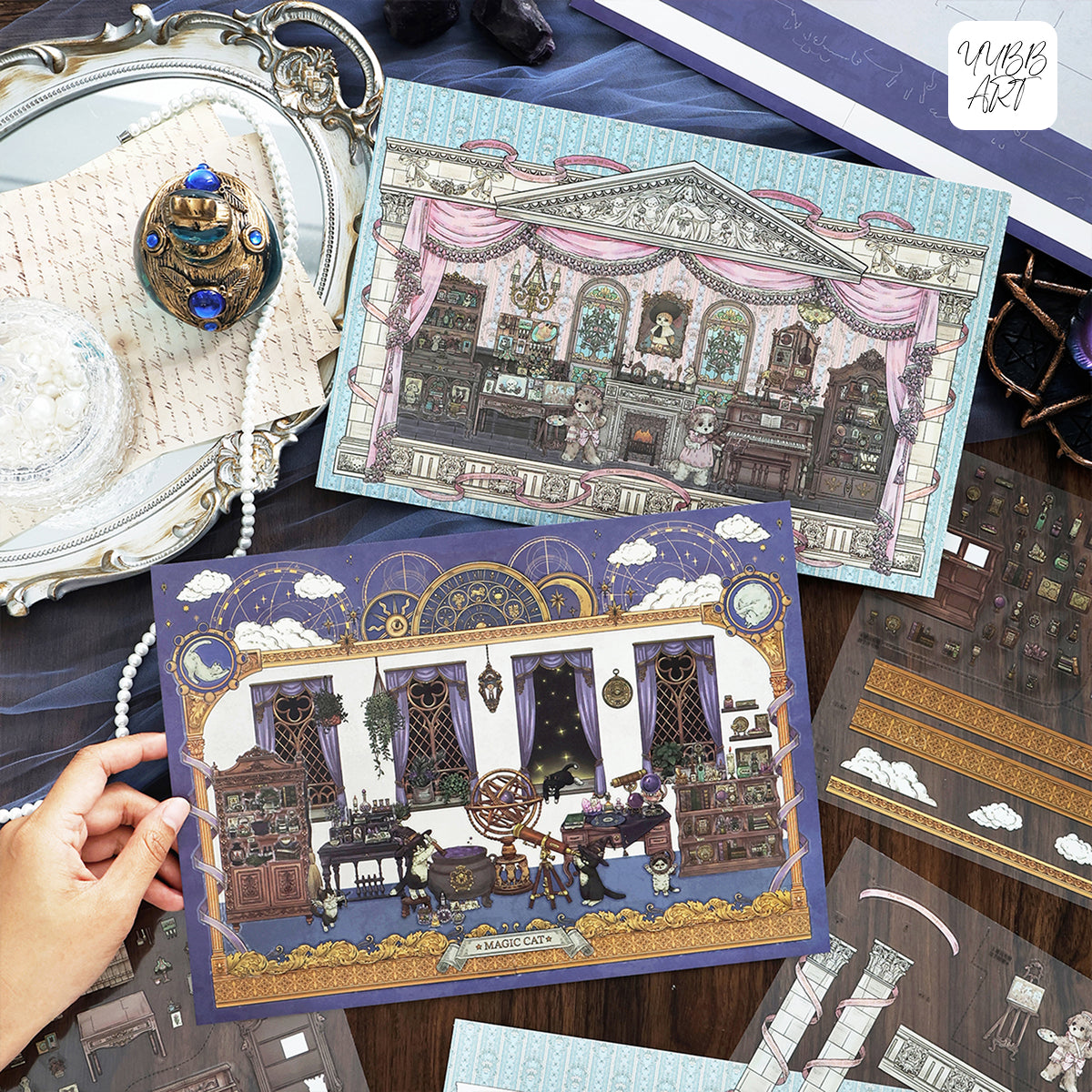 Big Size | My Little House 13.0 | Sticker Scene, 3D Miniature Scene Stickers, Stress-Relief DIY Stickers, Scene-Setting Stickers, DIY Stickers