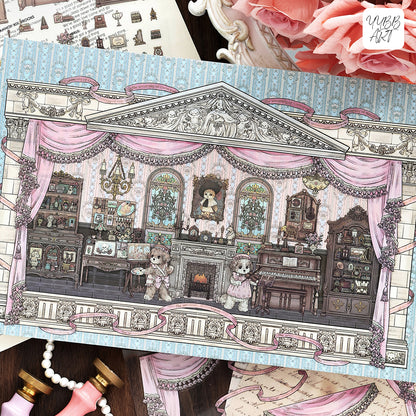 Big Size | My Little House 13.0 | Sticker Scene, 3D Miniature Scene Stickers, Stress-Relief DIY Stickers, Scene-Setting Stickers, DIY Stickers