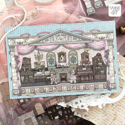 Big Size | My Little House 13.0 | Sticker Scene, 3D Miniature Scene Stickers, Stress-Relief DIY Stickers, Scene-Setting Stickers, DIY Stickers