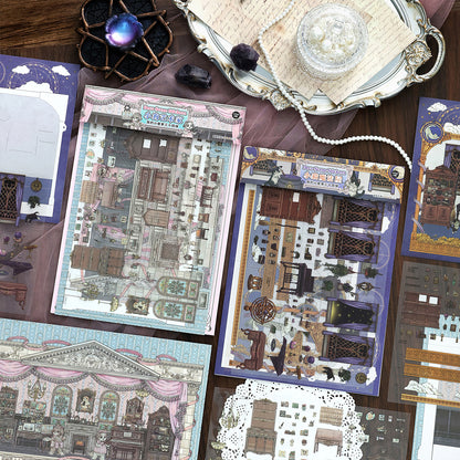 Big Size | My Little House 13.0 | Sticker Scene, 3D Miniature Scene Stickers, Stress-Relief DIY Stickers, Scene-Setting Stickers, DIY Stickers