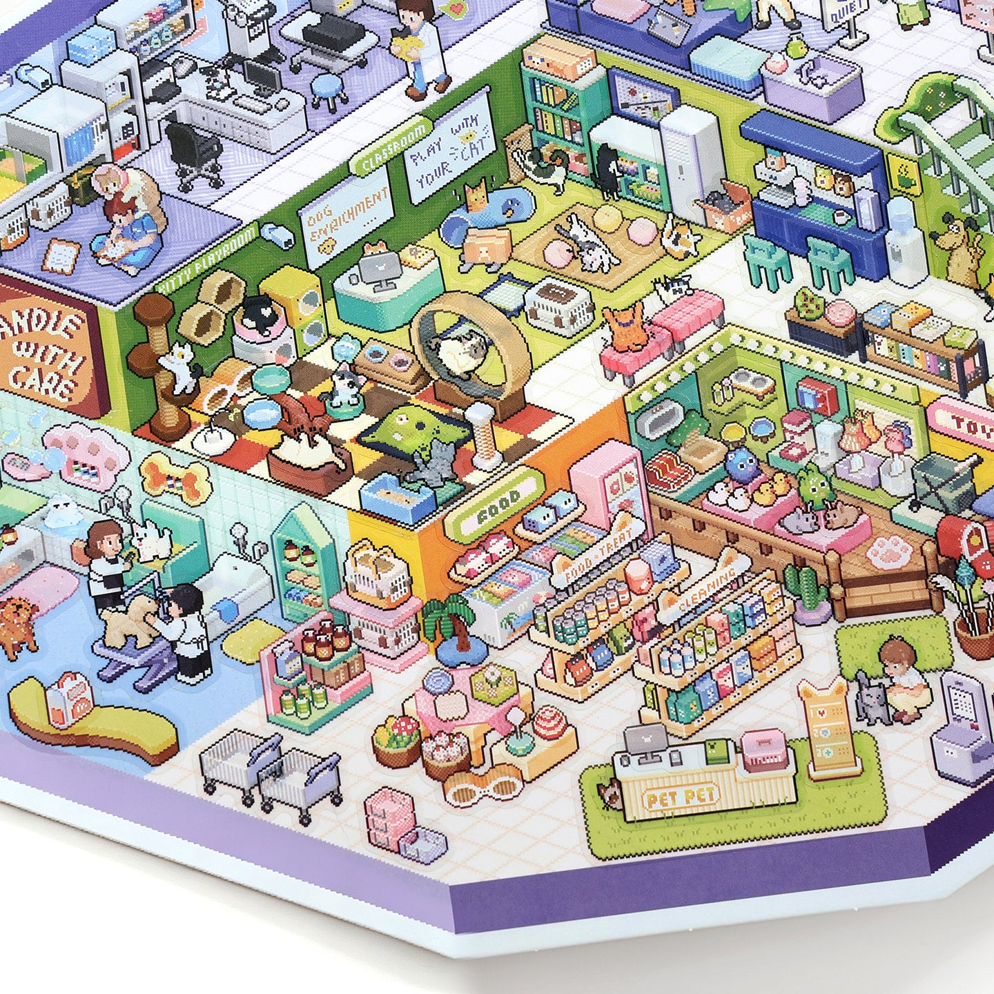 ビッグサイズ | オープントゥデイシリーズ22.0 | ステッカーシーン、3Dミニチュアシーンステッカー、ストレス解消DIYステッカー、シーン設定ステッカー、DIYステッカー