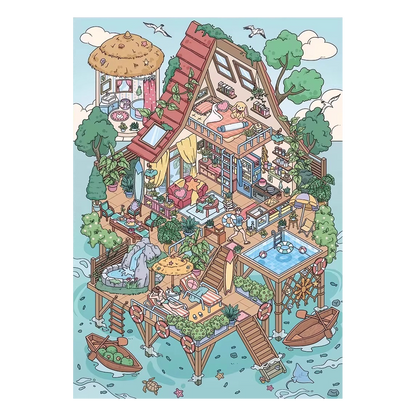 Big Size, Pocket Scene Series 12.0 | Sticker Scene, 3D Miniature Scene Stickers, Stress-Relief DIY Stickers, Scene-Setting Stickers, DIY Stickers