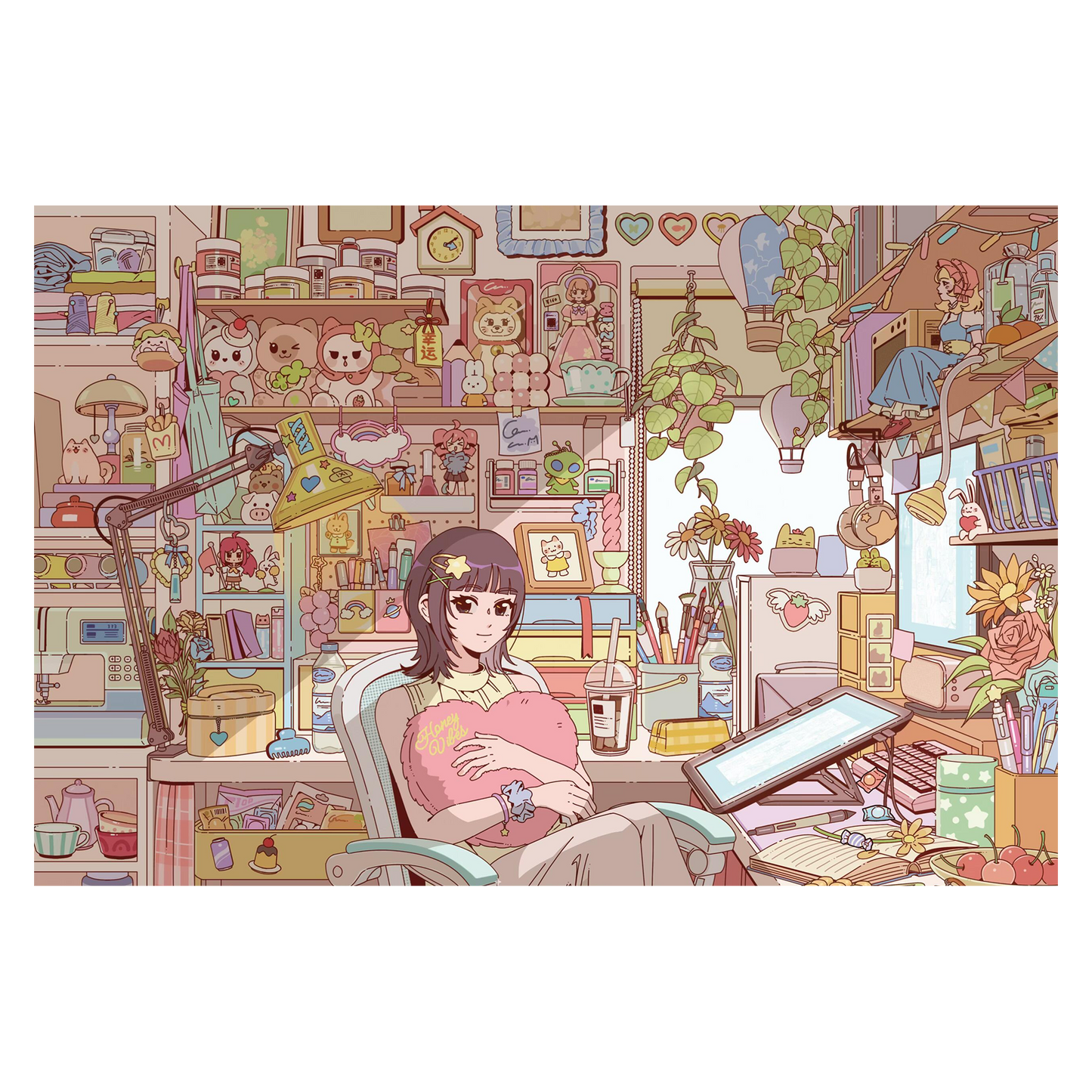 대형 | Scene Art 24.0 시리즈 | 스티커 씬, 3D 미니어처 씬 스티커, 스트레스 해소 DIY 스티커, 씬 연출 스티커