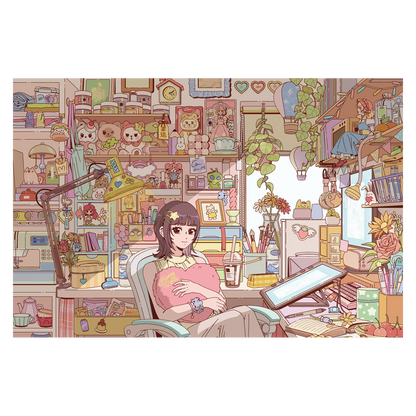 대형 | Scene Art 24.0 시리즈 | 스티커 씬, 3D 미니어처 씬 스티커, 스트레스 해소 DIY 스티커, 씬 연출 스티커