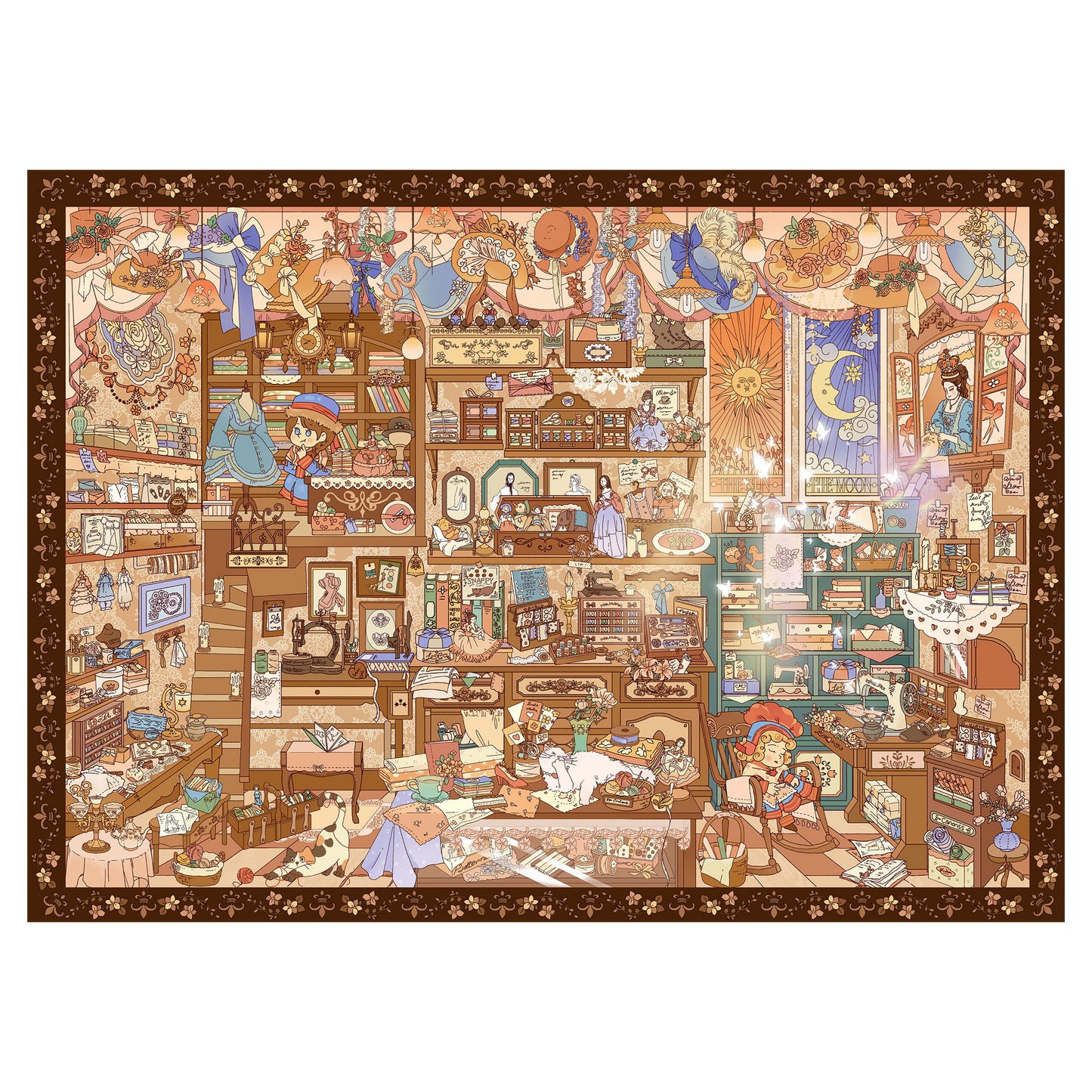 Duży rozmiar | Seria Scene Magic 12.0 | Sceneria z naklejek, miniaturowe naklejki sceniczne 3D, odstresowujące naklejki DIY, naklejki do tworzenia scenerii