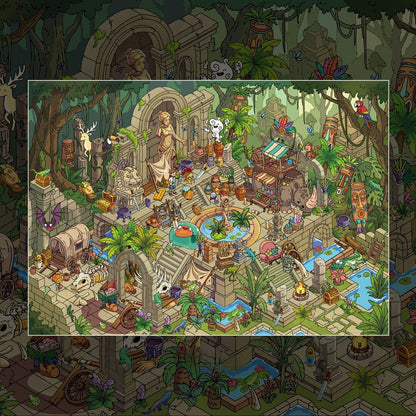 Big Size | Scene World 23.0 Series | DIY Sticker Scene, 3D Miniature Scene Stickers, Stress-Relief DIY Stickers, Scene-Setting Stickers, DIY Stickers