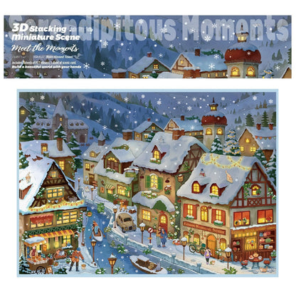 Big Size | Serendipitous Moments | Scene World 22.0 Series | DIY Sticker Scene, 3D Miniature Scene Stickers, Stress-Relief DIY Stickers, Scene-Setting Stickers, DIY Stickers