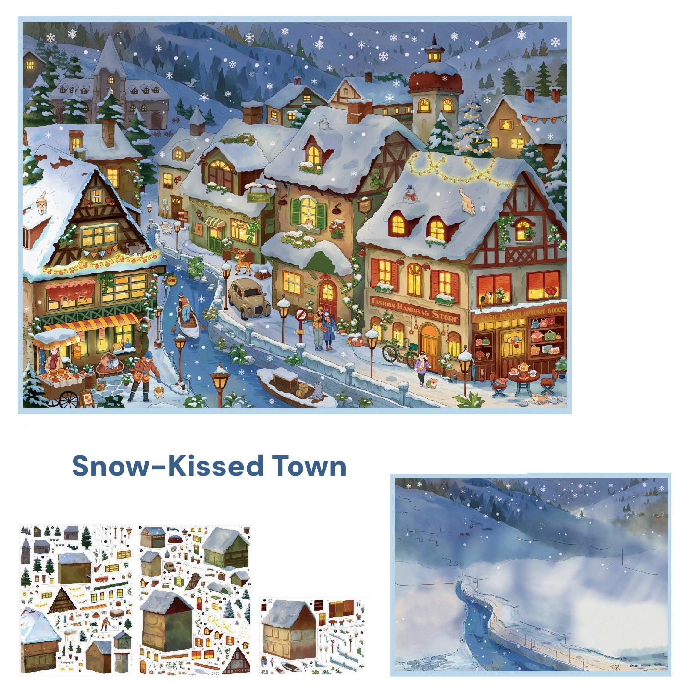 Big Size | Serendipitous Moments | Scene World 22.0 Series | DIY Sticker Scene, 3D Miniature Scene Stickers, Stress-Relief DIY Stickers, Scene-Setting Stickers, DIY Stickers
