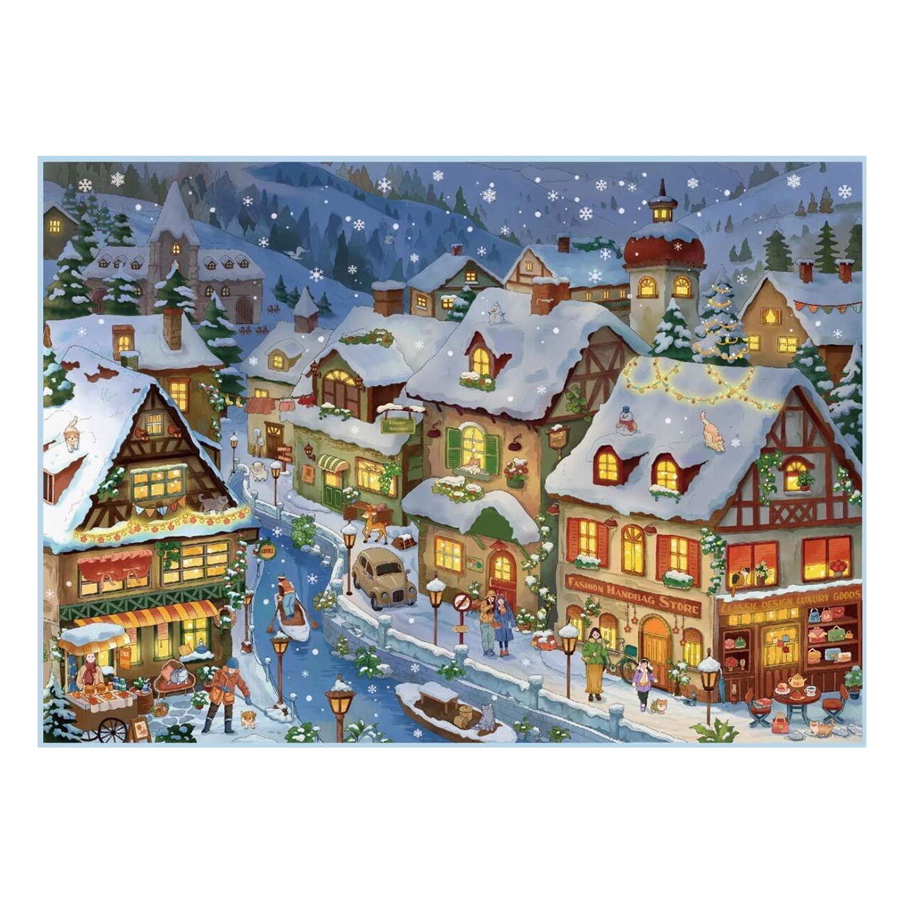 Big Size | Serendipitous Moments | Scene World 22.0 Series | DIY Sticker Scene, 3D Miniature Scene Stickers, Stress-Relief DIY Stickers, Scene-Setting Stickers, DIY Stickers