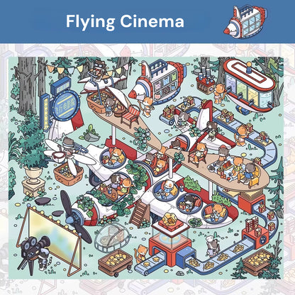 Big Size, Pocket Scene Series 12.0 | Sticker Scene, 3D Miniature Scene Stickers, Stress-Relief DIY Stickers, Scene-Setting Stickers, DIY Stickers