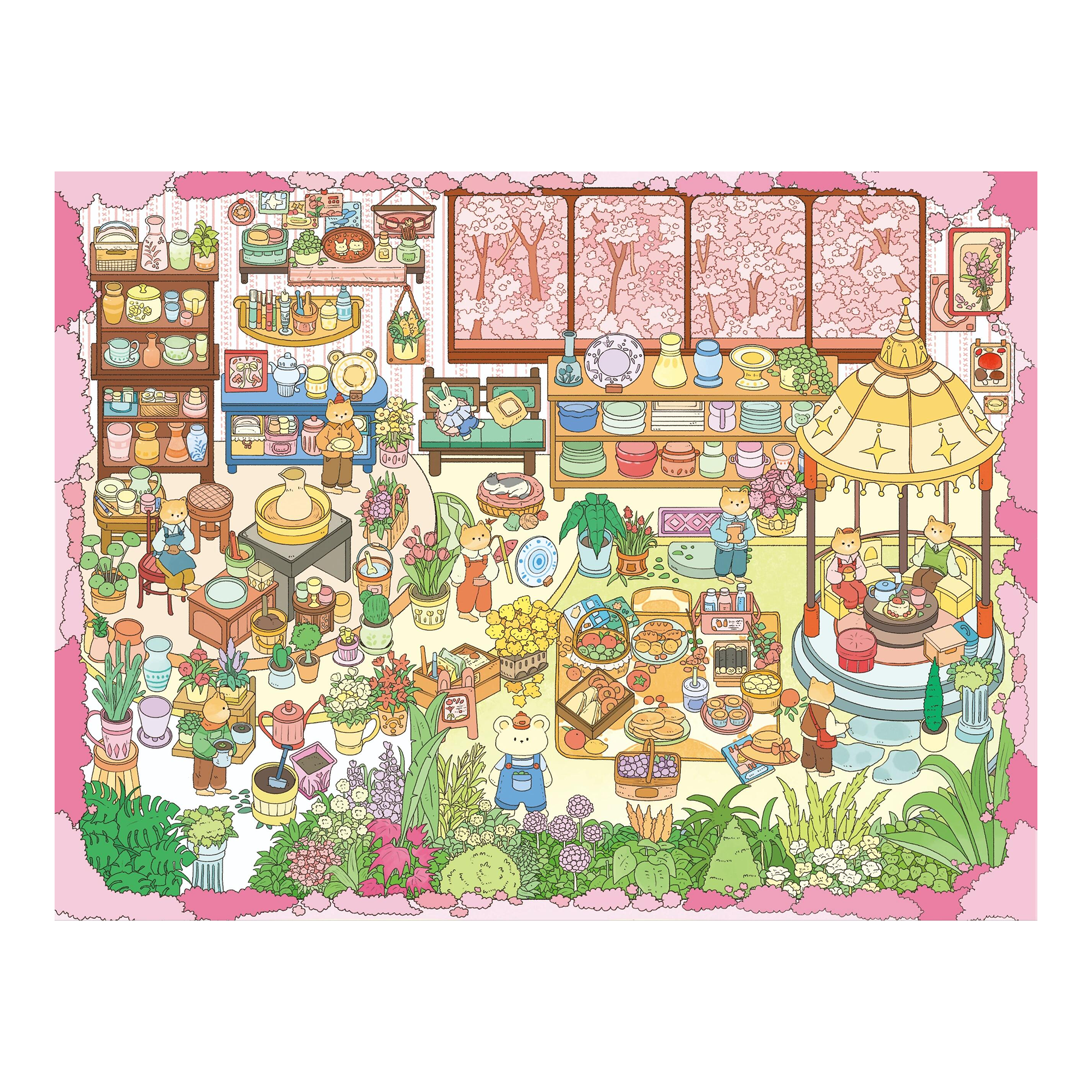 Big Size | Scene Garden 22.0 Series | Sticker Scene, 3D Miniature Scene ...