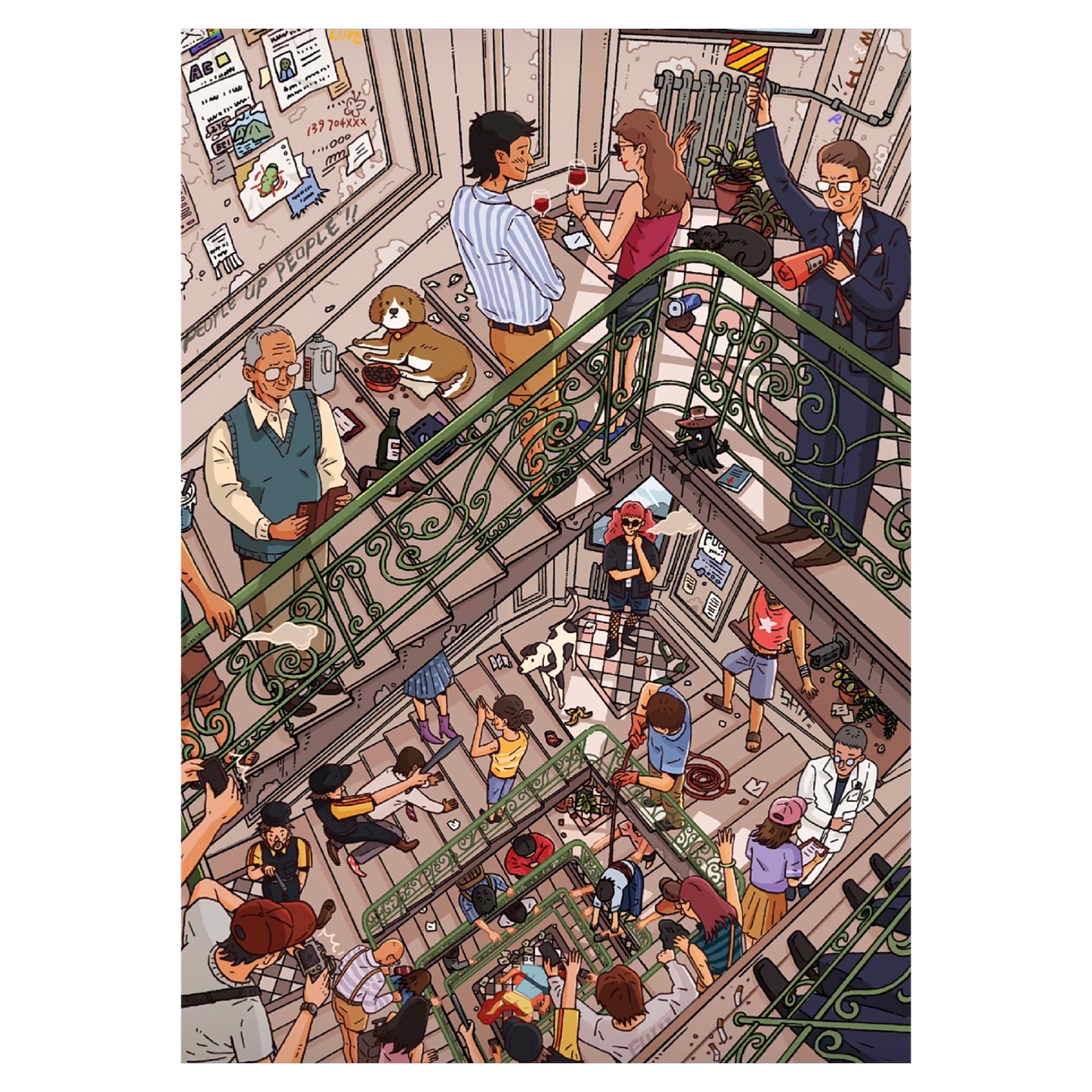 Duży Rozmiar | Seria Scen Joy 15.0 | Naklejki Sceniczne, Naklejki 3D Miniatury Scen, Naklejki DIY do Zmniejszania Stresu, Naklejki Scenograficzne, Naklejki DIY