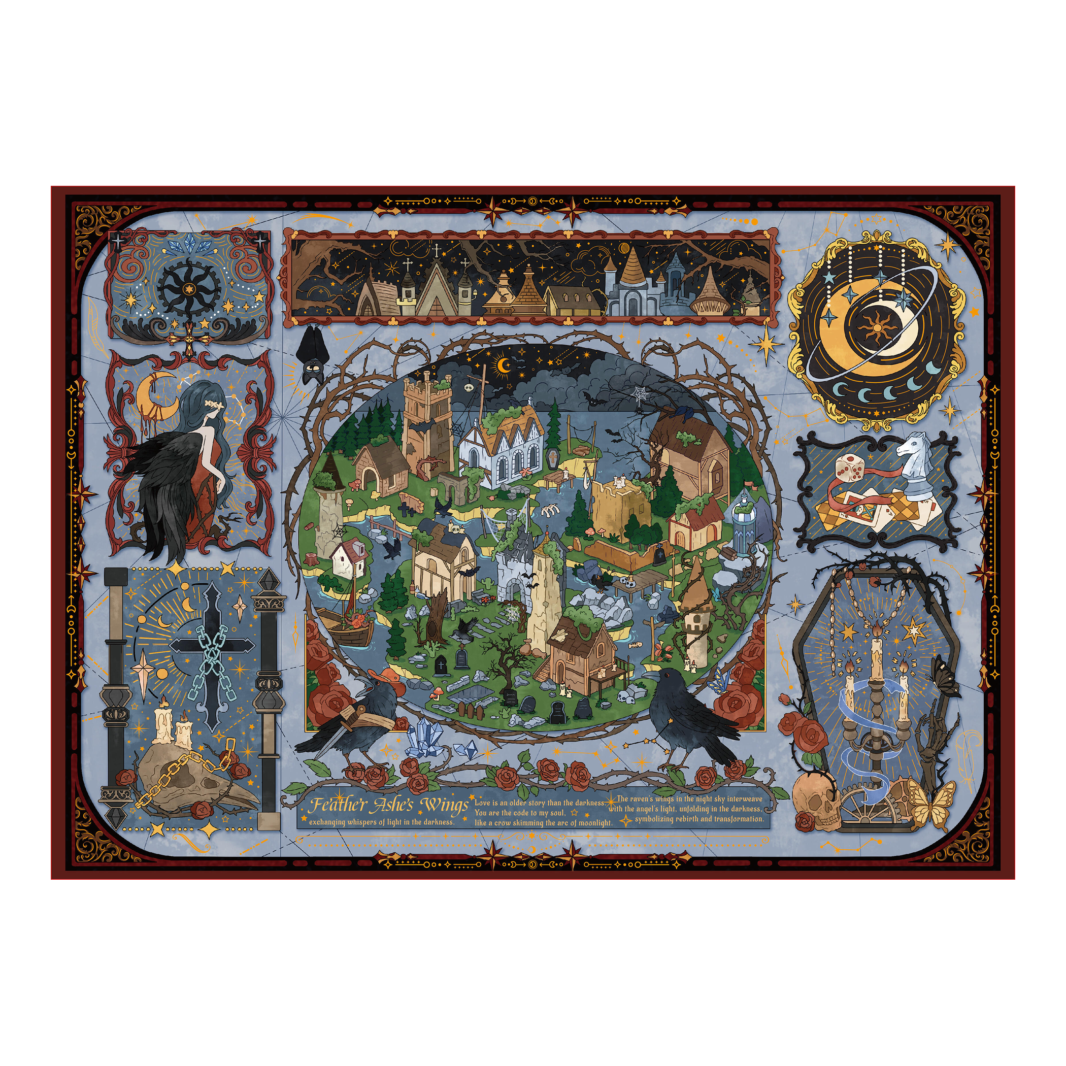 Miniature Scene Sticker - YYBB ART SHOP