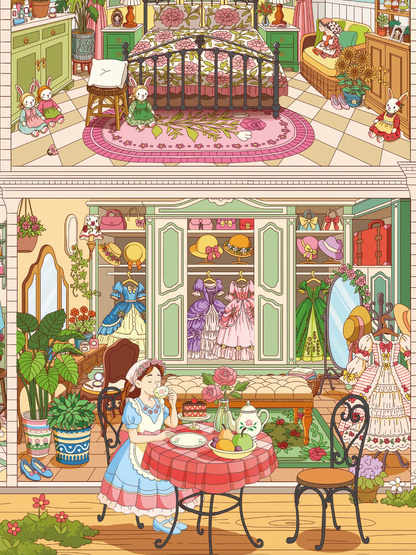 Große Größe | Szenenzeit 20.0 Serie, Aufkleber Szene, 3D Miniatur Aufkleber, Stressabbau DIY Aufkleber, Szenen Gestaltungsaufkleber, DIY Aufkleber