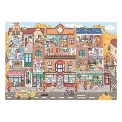 Große Größe | Szenenzeit 20.0 Serie, Aufkleber Szene, 3D Miniatur Aufkleber, Stressabbau DIY Aufkleber, Szenen Gestaltungsaufkleber, DIY Aufkleber