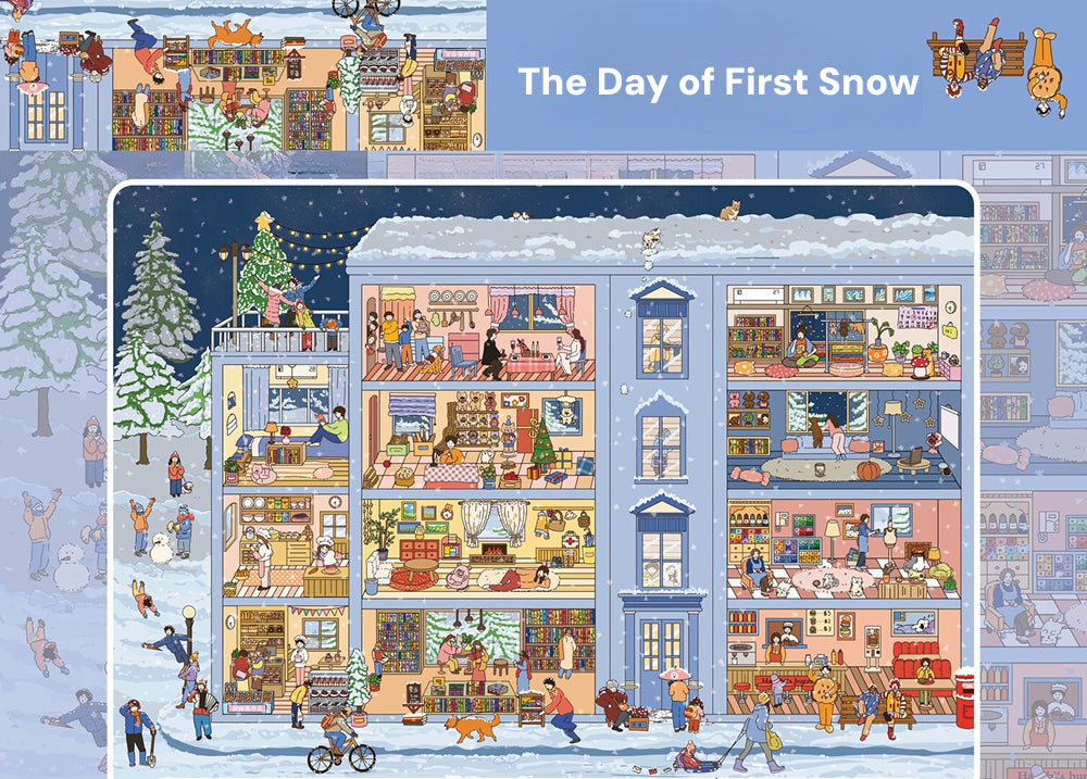 Große Größe | Szenenzeit 20.0 Serie, Aufkleber Szene, 3D Miniatur Aufkleber, Stressabbau DIY Aufkleber, Szenen Gestaltungsaufkleber, DIY Aufkleber