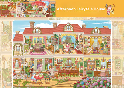 Große Größe | Szenenzeit 20.0 Serie, Aufkleber Szene, 3D Miniatur Aufkleber, Stressabbau DIY Aufkleber, Szenen Gestaltungsaufkleber, DIY Aufkleber