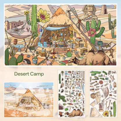 Carnival Pirate Ship | Scene Magic 15.0 Series | Sticker Scene, 3D Miniature Scene Stickers, stress-relief DIY stickers, Scene-setting Stickers